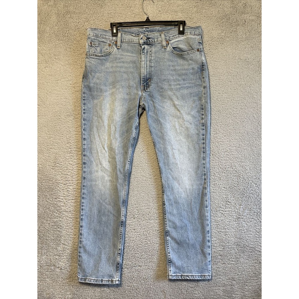 Levis 511 Mens Size 38x30 Blue Denim Light Wash Straight Leg
